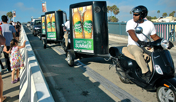 Bike Billboard Advertising